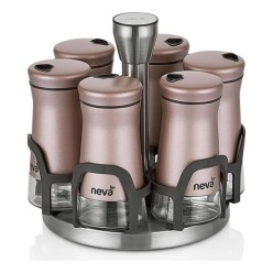 Neva N2490 Sweet Maxi 6'Lı Baharat Seti-Rose Chocolate