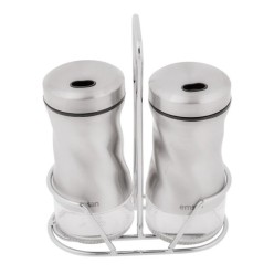 Emsan Twister Çelik Tuzluk ve Biberlik