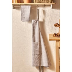 Emsan Gift Gri Mutfak Önlüğü Seti