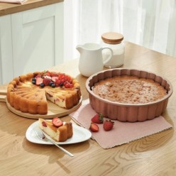 Emsan Mira Golden Pink Tart Kalıbı 26 cm