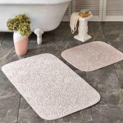 Karaca Home Delora Pudra 2 Parça Banyo Paspası