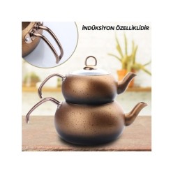 Fms Kure Granit Çaydanlık Bakır İndüksiyon 9019BKR