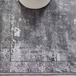 Karaca Home Volante Antrasit Kadife Halı 120x180 cm