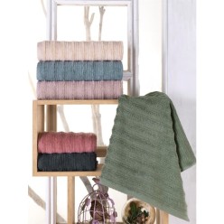 Şıkel Penye 6'lı Paket El-yüz Havlu 50x90 Bohem