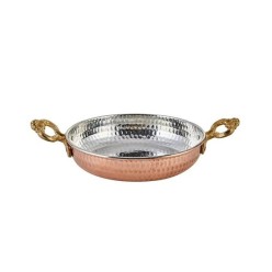 Karaca Antik Bakır Sahan 18 cm