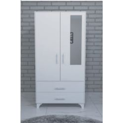 Eko İki Kapılı Beyaz Dolap