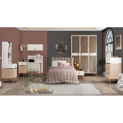  Rose Genç Odası 3'Lü Takım