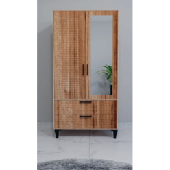 Armoni İki Kapılı Ceviz Dolap