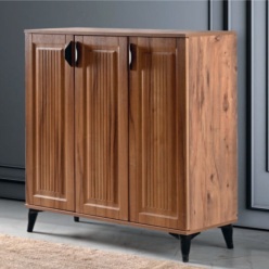 Damla Vakum Ceviz 3'Lü Ayakkabılık