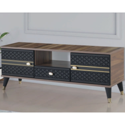 Vega Ceviz Antrasit TV Sehpa