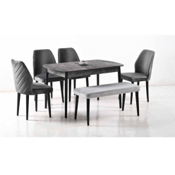 Martı Siyah Masa Takımı