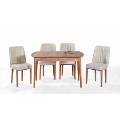 Retro Lam Atlantik Çam Masa Takımı