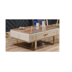 4154 Gold Krem Orta Sehpa