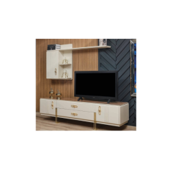 1054 Beyaz Gold TV Ünitesi