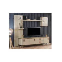 1025 Krem Gold TV Ünitesi