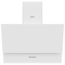 Simfer 9614 60 cm Beyaz Duvar Tipi Eğik Cam Davlumbaz