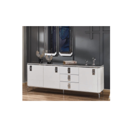 2037 Beyaz Gümüş Konsol