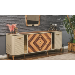 2039 Atlantik Çam Gold Krem Konsol