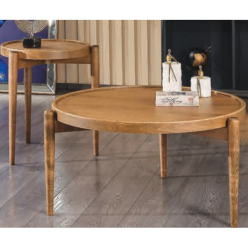 4162 Atlantik Çam Oval Orta Sehpa