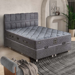 Elmas Yatak+Baza+Başlık (140 x 190) 