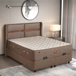 Kristal Yatak+Baza+Başlık (140 x 190) 