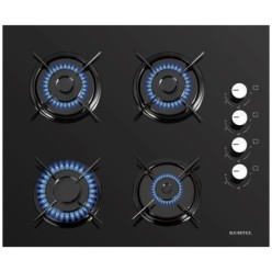 Kumtel KO-40 TAHDF Siyah Cam Ankastre Ocak