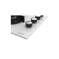 Uğur UAO 6040W0 BCY CSR1 Beyaz Cam Ankastre Ocak