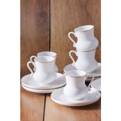 Emsan Aydos 6 Kişilik Kahve Fincan Takımı 90 ml