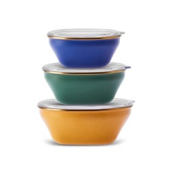 Karaca Fancy Sunset Sakla/Isıt 3'lü Emaye Saklama Kabı Seti