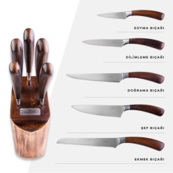 Karaca Kılıç 6 Parça Bıçak Seti