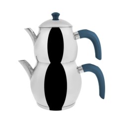 Emsan Demre Çelik Çaydanlık Takımı Safir