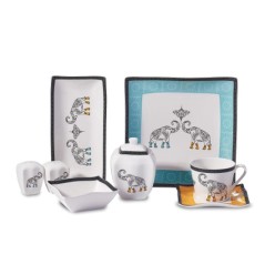 Korkmaz Link Collection A8584 28 Parça 6 Kişilik Kahvaltı Takımı