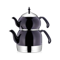 Korkmaz A226 Rena Çaydanlık Takımı Siyah