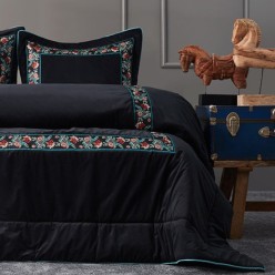 Apricitas CEYIZ SETI FLORA SIYAH