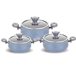 FMS SAFIR GRANIT GUVEC SET MAVI