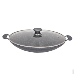 FMS Granit Kapaklı Saç Tava No:34 Siyah