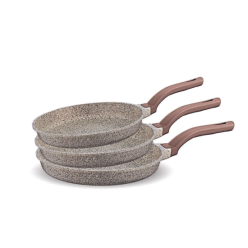 FMS 3LU DOKUM TAVA SET BEJ 20-24-28 CM