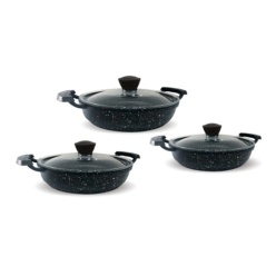 FMS GRANIT OMLET SET SIYAH GALAXY