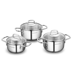 KORKMAZ A1650 PEARLA J.R 6P TENCERE SET