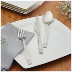 Karaca Armendo 91 Parça Premium Çatal Kaşık Bıçak Seti Platinum