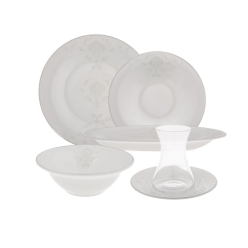 Karaca Fine Pearl Bella 26 Parça 6 Kişilik Kahvaltı Takımı