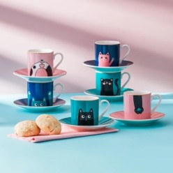 KARACA PAWS 6KS KAHVE FINCANI