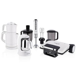 Korkmaz A1824 Vanilya 14 Parça Elektro Set Beyaz Çeyiz Paketi