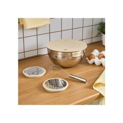 Karaca Rosa Rendeli Karıştırma ve Saklama Kabı Krem