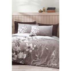 Özdilek Ochiba Nevresim Takımı Çift Kişilik Kahve