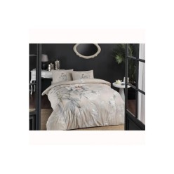 Taç Frida Ranforce Çift Kişilik Nevresim Takımı Krem