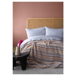 Apricitas HOME Çift Kişilik Yatak Örtüsü Nevresim Set Lızbon Grı - Yatak Ortusu