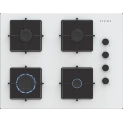 Profilo OE37P2P10D Beyaz Cam Ankastre Ocak