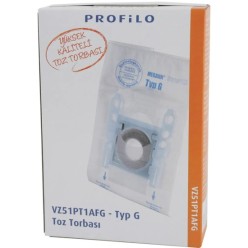 Profilo VZ51PT1AFG Elektrikli Süpürge Toz Torbası 10 Adet