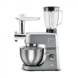 Karaca Promix Mutfak Şefi 1000 W Kıyma Çekme / Sucuk-Sosis / İçli Köfte / Smoothie Blender Aparatlı Silver